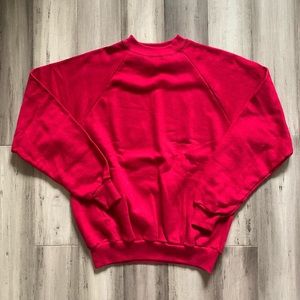 BNWT 1970’s Sears Activewear Red Crewneck Blank